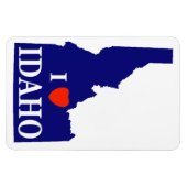Magnet Flexible I Coeur (Amour) Idaho (Horizontal)