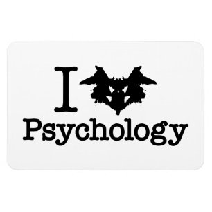 Magnet Flexible I Coeur (Rorschach Inkblot) Psychologie