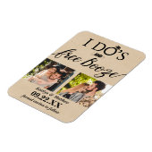 Magnet Flexible I Do's & Free Booze Modern Wedding Enregistrer la  (Côté Gauche)