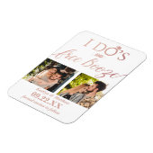 Magnet Flexible I Do's & Free Booze Modern Wedding Enregistrer la  (Côté Gauche)