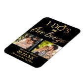 Magnet Flexible I Do's & Free Booze Modern Wedding Enregistrer la (Côté Gauche)
