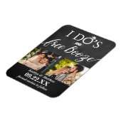 Magnet Flexible I Do's & Free Booze Modern Wedding Enregistrer la  (Côté Gauche)