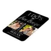 Magnet Flexible I Do's & Free Booze Modern Wedding Enregistrer la  (Côté Gauche)