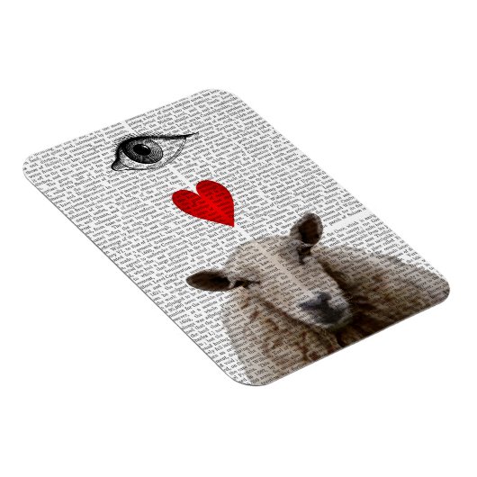 Magnet Flexible I Heart Ewe (Côté Droit)