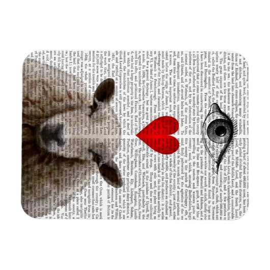 Magnet Flexible I Heart Ewe (Horizontal)
