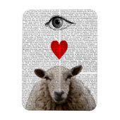 Magnet Flexible I Heart Ewe (Vertical)