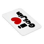 Magnet Flexible i heart Gaijin (Côté Droit)