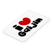 Magnet Flexible i heart Gaijin (Côté Gauche)