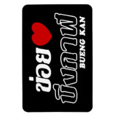 Magnet Flexible I Heart (Love) Bueng Kan, Isan, Thaïlande (Vertical)
