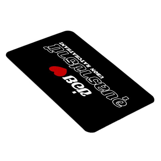 Magnet Flexible I Heart (Love) Ubon Ratchathani, Isan, Thaïlande (Côté Droit)