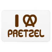 Magnet Flexible I Heart Pretzel (Horizontal)