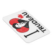 Magnet Flexible I Heart Trudeau (Côté Droit)