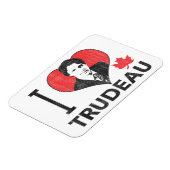 Magnet Flexible I Heart Trudeau (Côté Gauche)