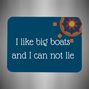 Magnet Flexible I Like Big Boats Stateroom Funny Cruise Door