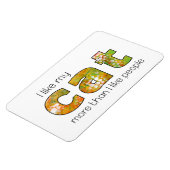 Magnet Flexible I Like My Cat Funny (Côté Gauche)