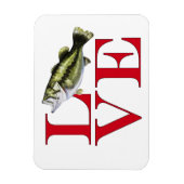 Magnet Flexible I Love Bass (Vertical)