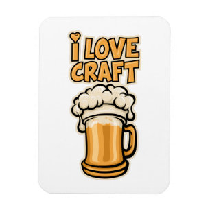 Magnet Flexible I Love Craft Beer