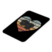 Magnet Flexible I Love Cuban Bongo Drums (Côté Gauche)