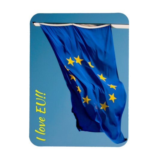Magnet Flexible I love EU (Vertical)