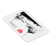 Magnet Flexible I Love Grodno Belarus Architecture Sketch Castle (Côté Droit)