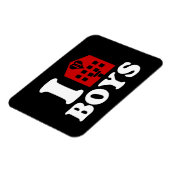 Magnet Flexible I Love Hotel Boys (Côté Gauche)