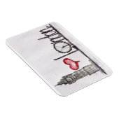 Magnet Flexible I love London (Côté Droit)