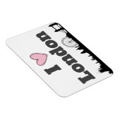 Magnet Flexible I Love London Skyline (Côté Droit)
