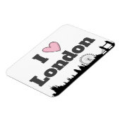 Magnet Flexible I Love London Skyline (Côté Gauche)