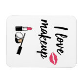 Magnet Flexible I Love makeup (Horizontal)