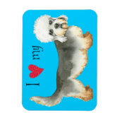 Magnet Flexible I Love my Dandie Dinmont Terrier (Vertical)