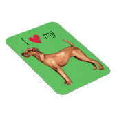 Magnet Flexible I Love my Irish Terrier (Côté Droit)