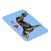Magnet Flexible I Love my Irish Wolfhound (Côté Droit)