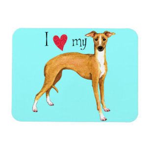 Magnet Flexible I Love my Italian Greyhound