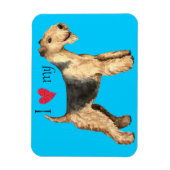 Magnet Flexible I Love my Lakeland Terrier (Vertical)