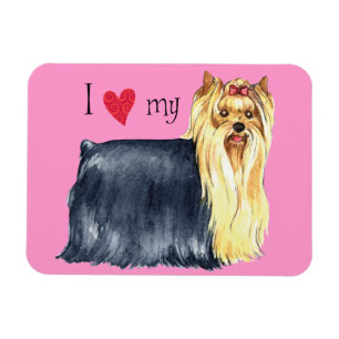 Magnet Flexible I love my Yorkie