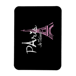 Magnet Flexible I Love Paris Tour Eiffel France Souvenir français