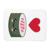 Magnet Flexible I love Sushi (Horizontal)