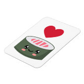Magnet Flexible I love Sushi (Côté Gauche)