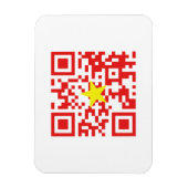 Magnet Flexible I Love Vietnam (Tôi Yêu Viêt Nam) Drapeau QR Code (Vertical)