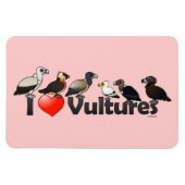 Magnet Flexible I Love Vultures (Eurasie) (Horizontal)