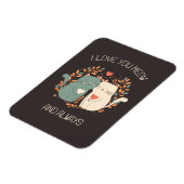 Magnet Flexible I Love You Meow and Always Cute Cats Valentine's (Côté Gauche)