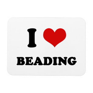 Magnet Flexible I perler d'amour du coeur I