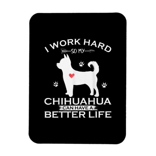 Magnet Flexible I Work Hard So (Vertical)