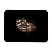 Magnet Flexible I Yam What I Yam - Conception de jeu de mots (Horizontal)