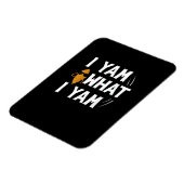 Magnet Flexible I Yam What I Yam Design - Sweet Potato Lover Desig (Côté Gauche)