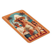 Magnet Flexible Ibiza, Espagne Affiche de voyage (Côté Droit)