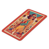 Magnet Flexible Ibiza, Espagne Affiche de voyage (Côté Gauche)