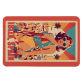 Magnet Flexible Ibiza, Espagne Affiche de voyage (Horizontal)
