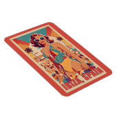 Magnet Flexible Ibiza, Espagne Affiche de voyage (Côté Droit)