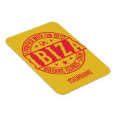 Magnet Flexible IBIZA Espagne aimant monogramme personnalisé (Côté Droit)